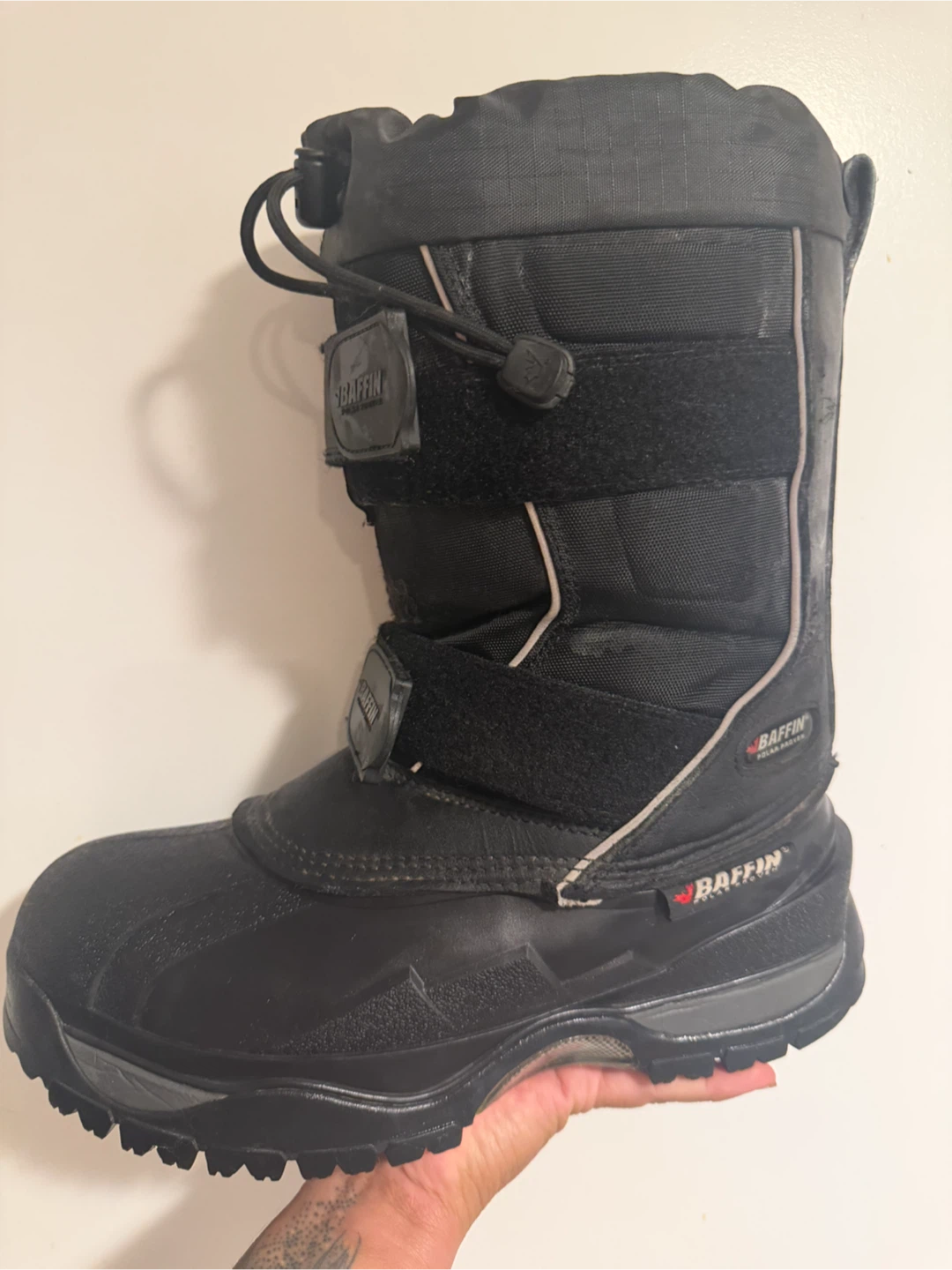 Baffin Eiger Black Men's Winter Boots Size 9 - photo 2