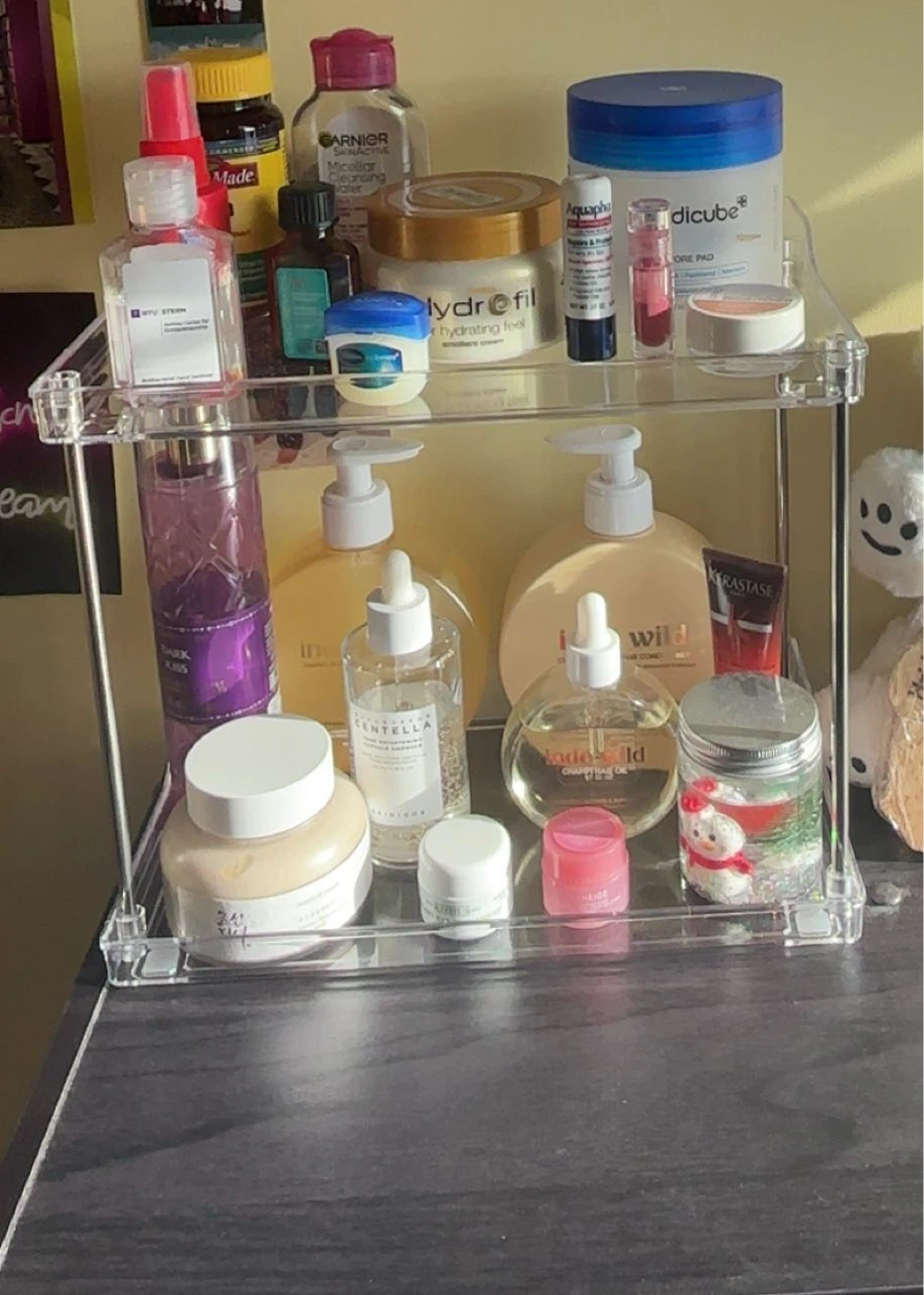 Clear Acrylic 2-Tier Shelf Organizer - photo 2