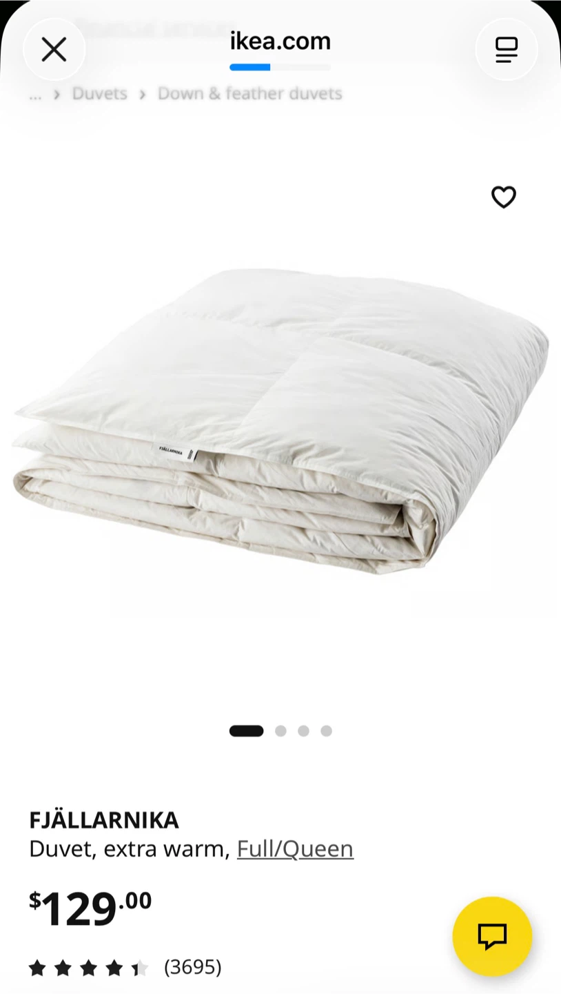 IKEA Duvet, extra warm, Full/Queen