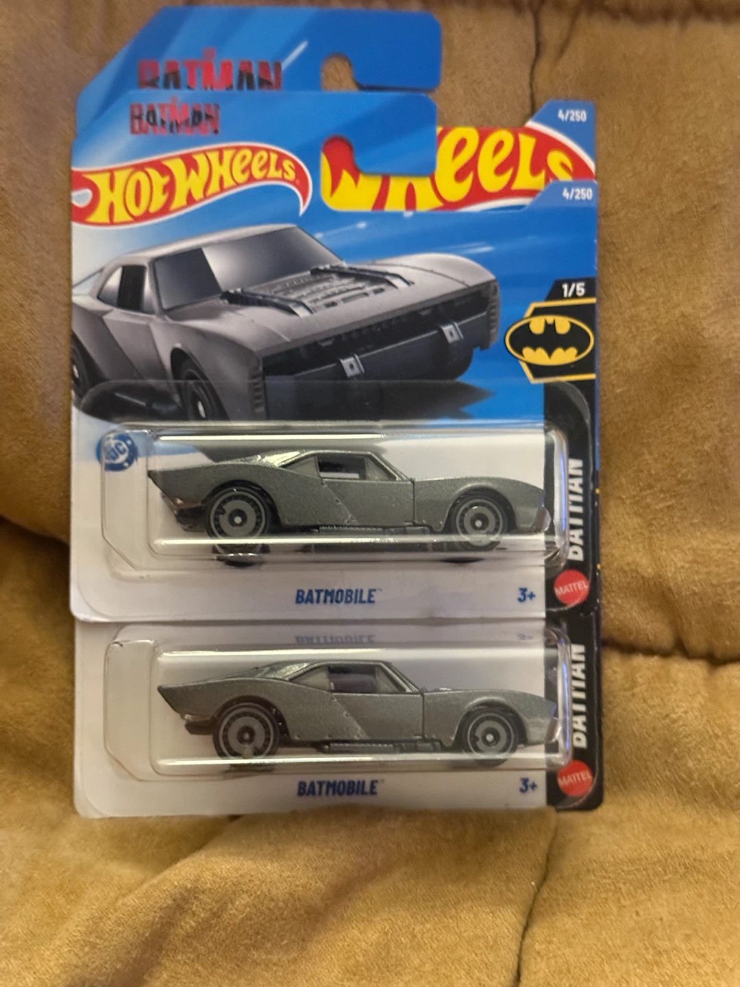 Hot Wheels Batman Batmobile Die-Cast lot of 2