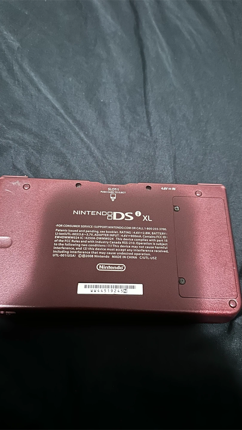 Nintendo DSi XL burgundy - photo 4