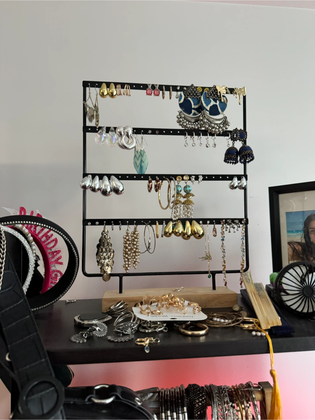 Wooden Jewelry Organizer Stand - photo 2