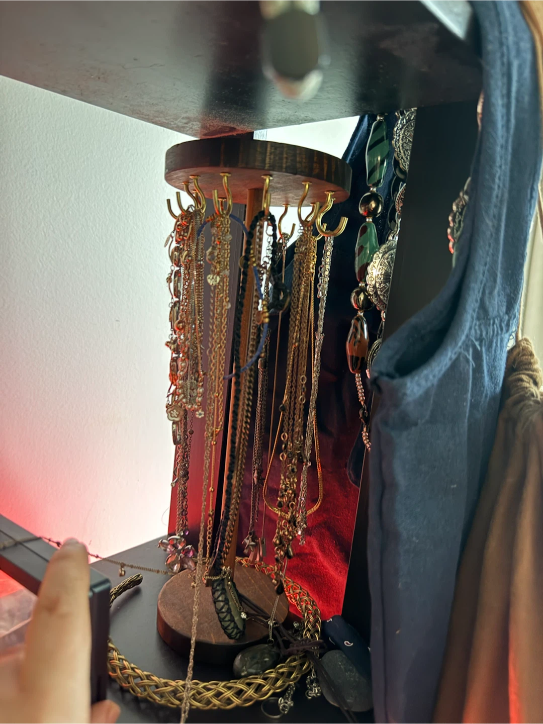 Wooden Jewelry Organizer Stand - photo 3