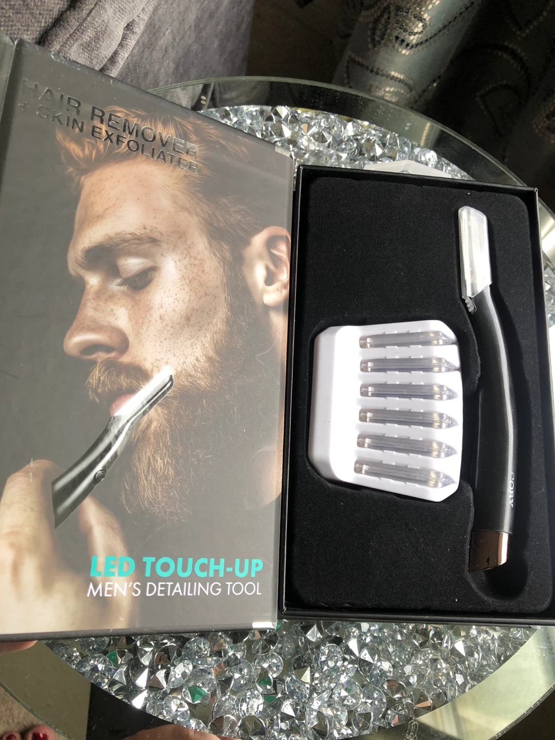 NEW COBY Men's LED Touch-Up Detailing Tool with Extra Blades - photo 2