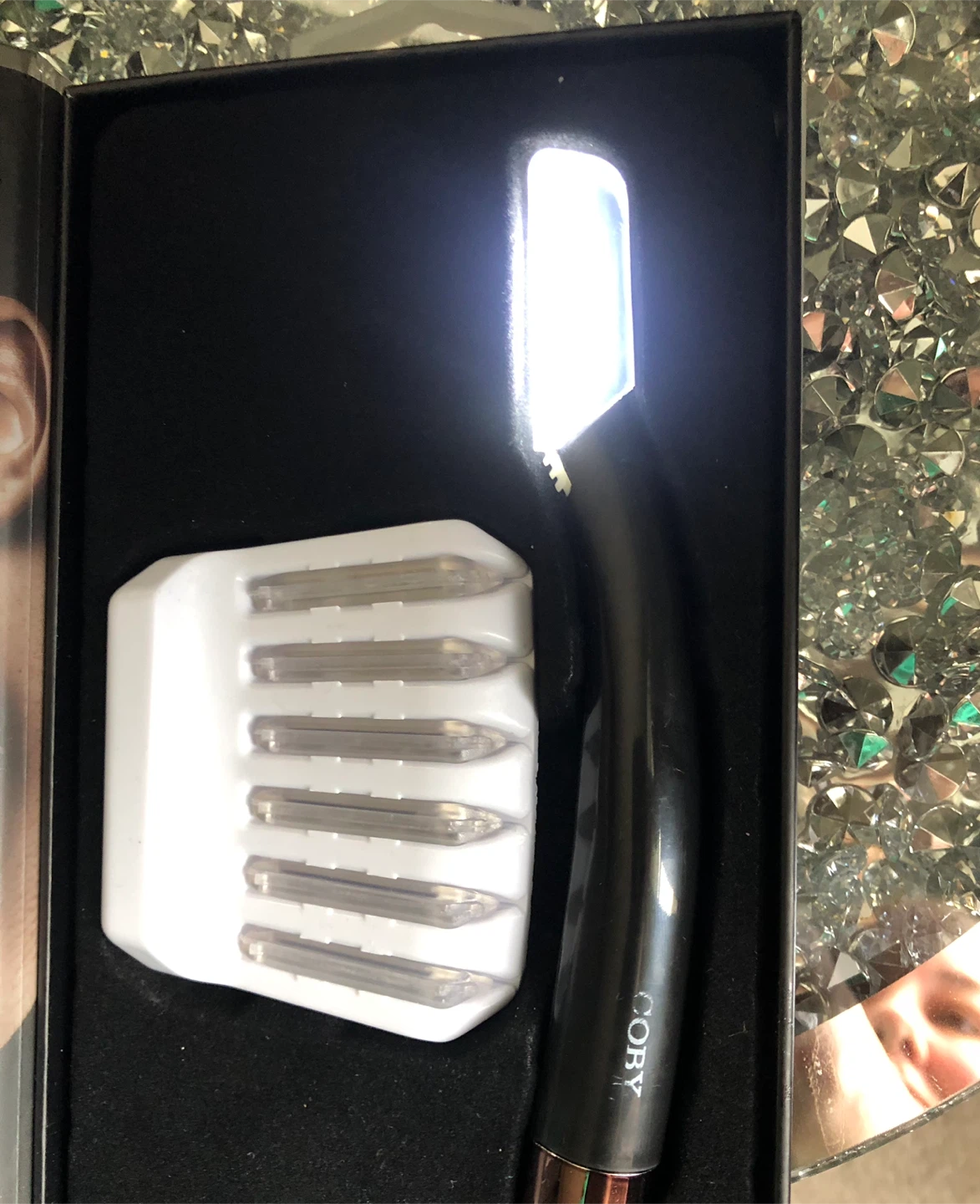 NEW COBY Men's LED Touch-Up Detailing Tool with Extra Blades - photo 4