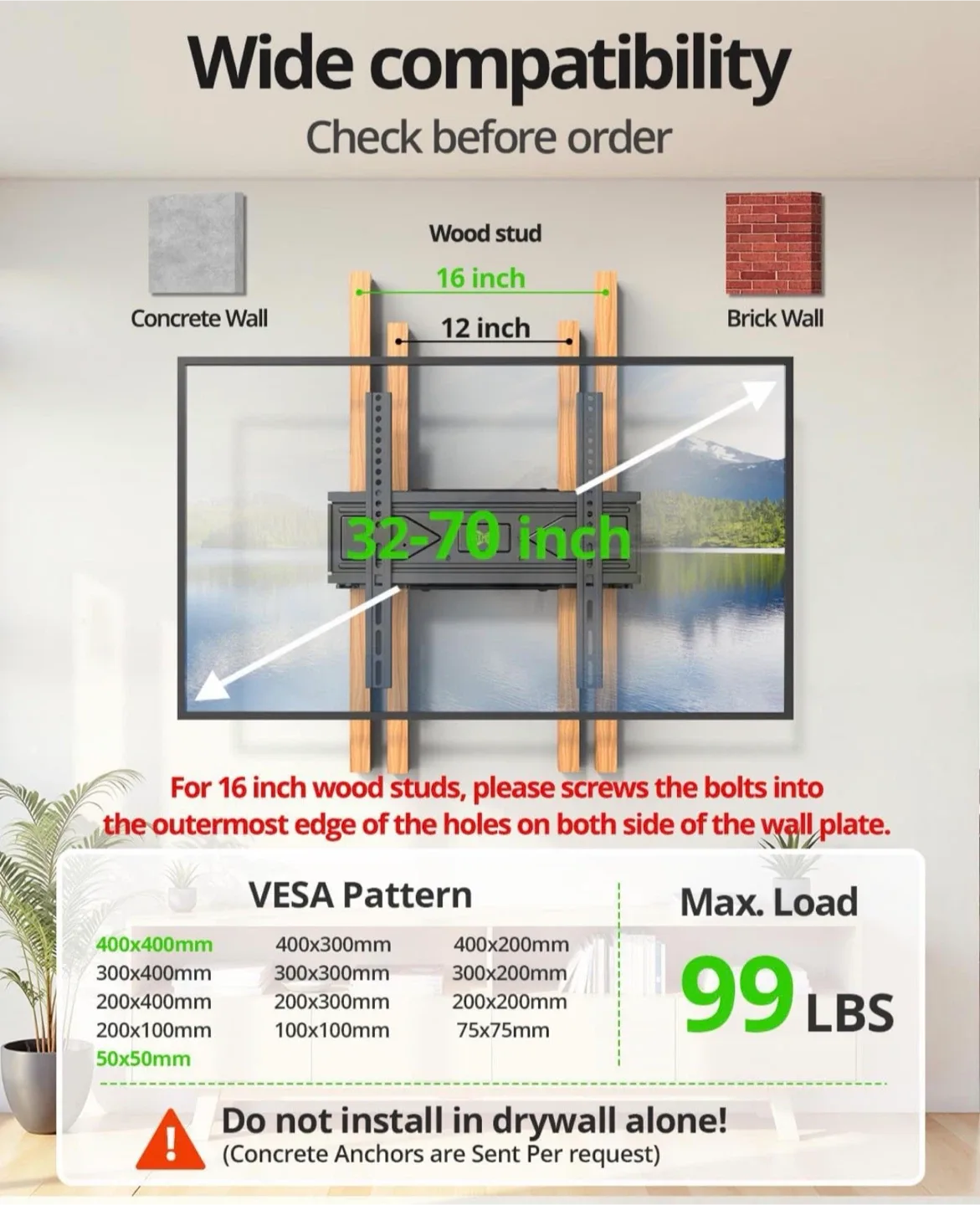 Full-Motion TV Wall Mount - photo 2