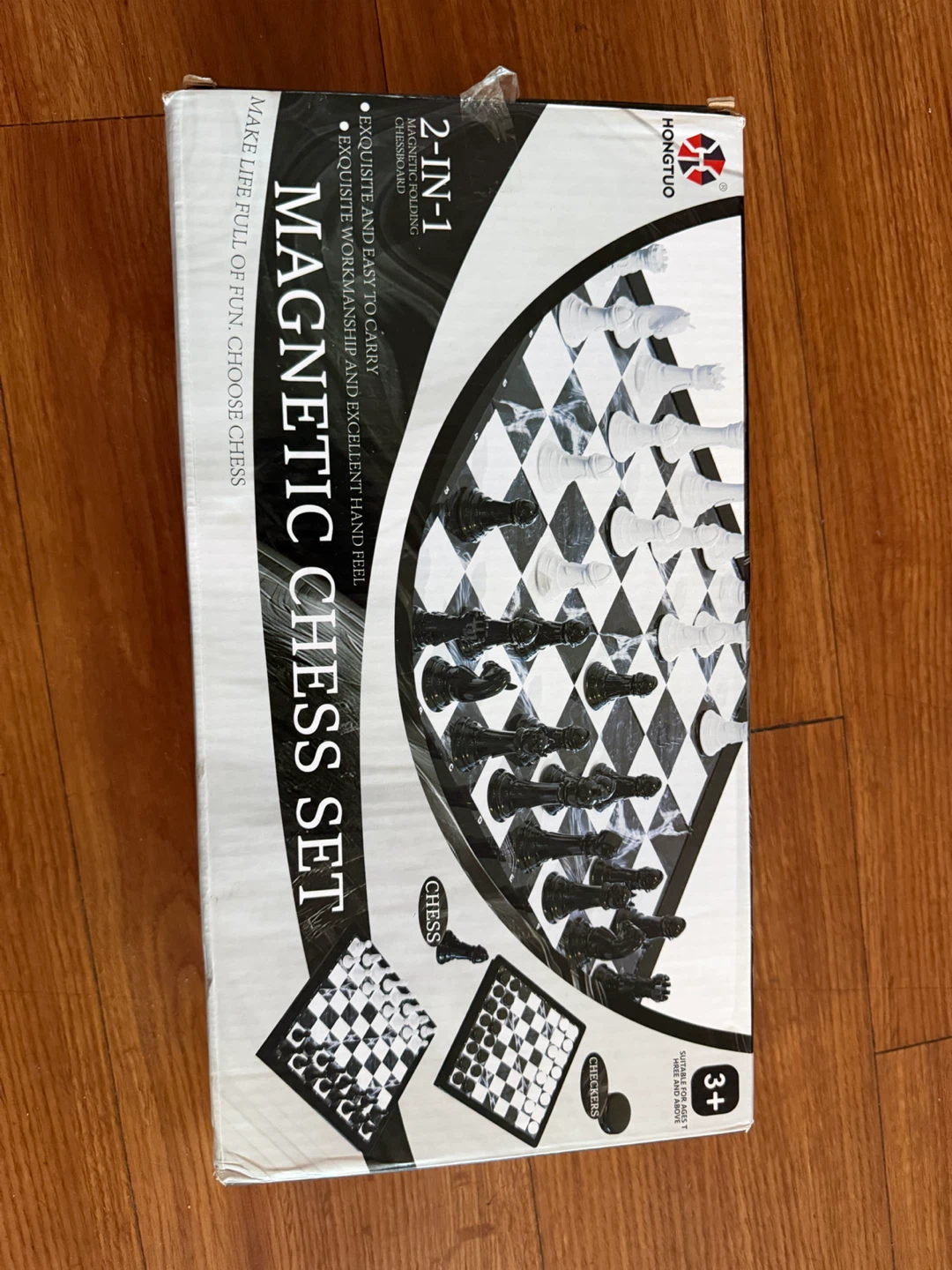 2-in-1 Magnetic Chess & Checkers Set - photo 5