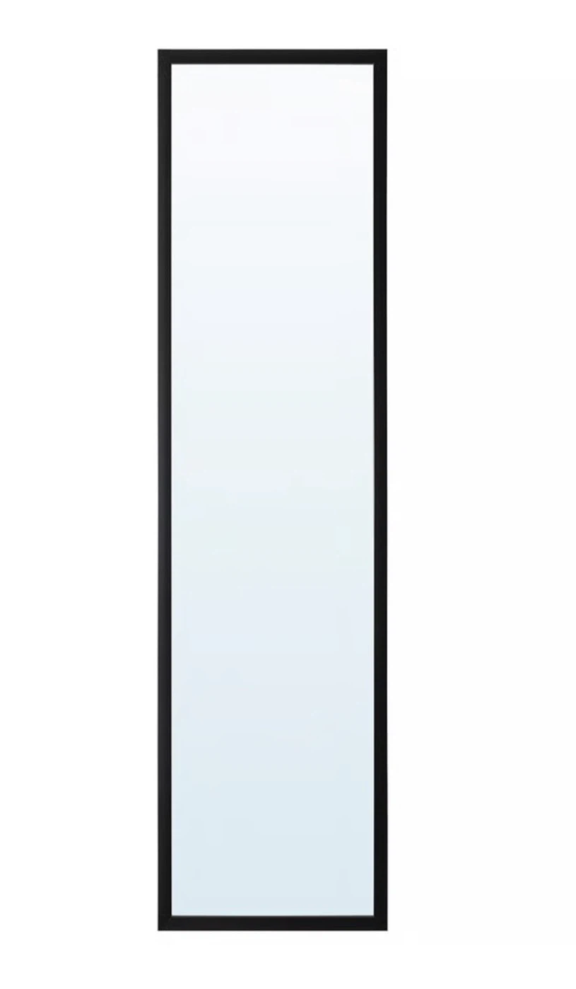 Ikea Black Framed Full Length Mirror - photo 2