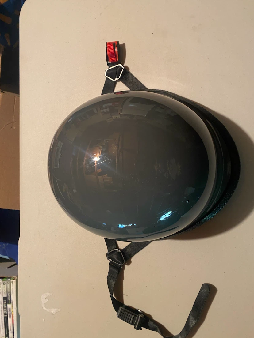Sanding DOT Motorcycle Helmet - Grey, Size XL
