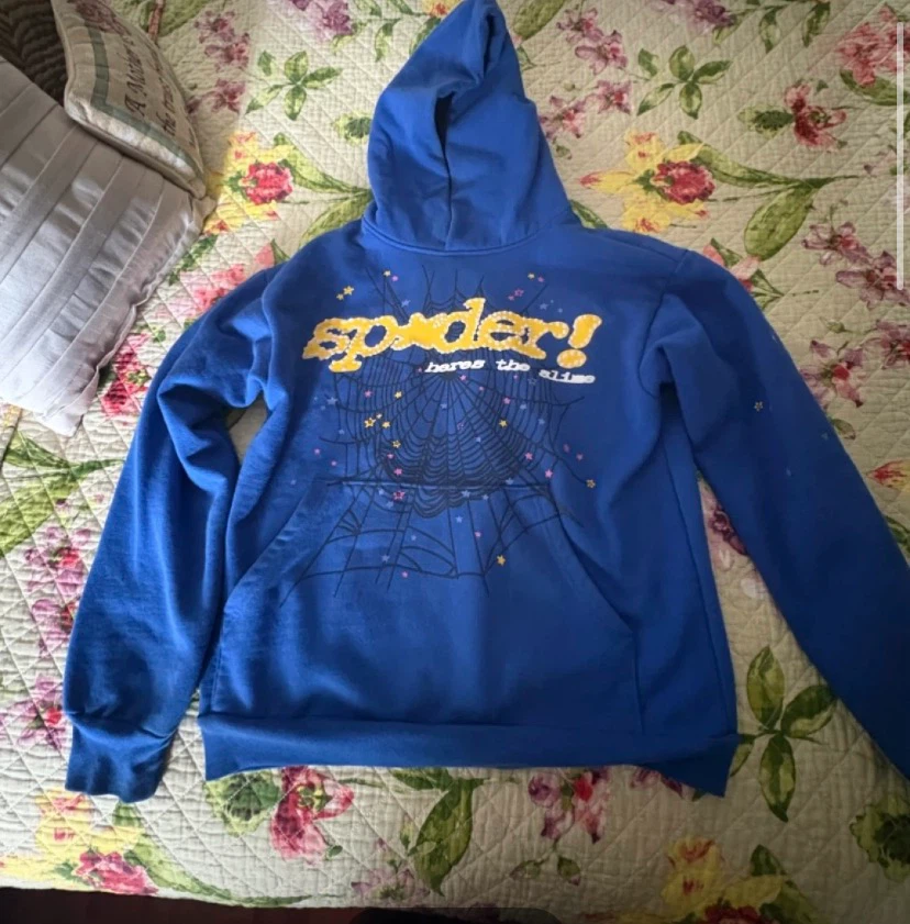 Blue spider hoodie