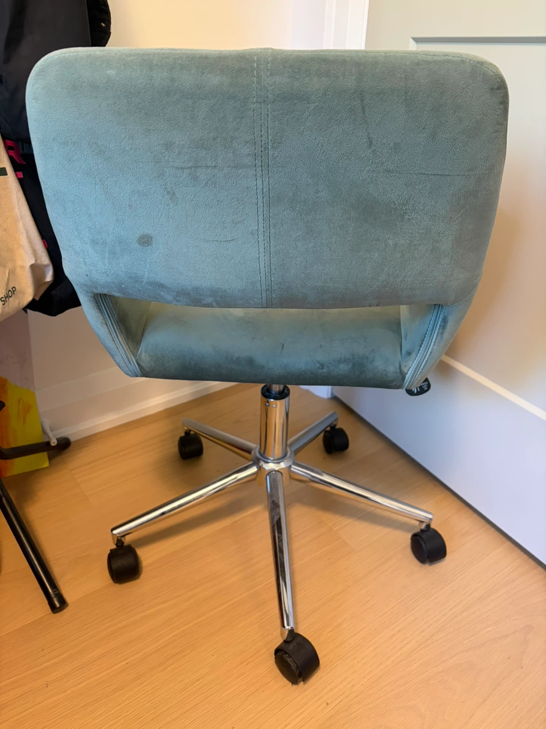 Velvet Office Chair - photo 3