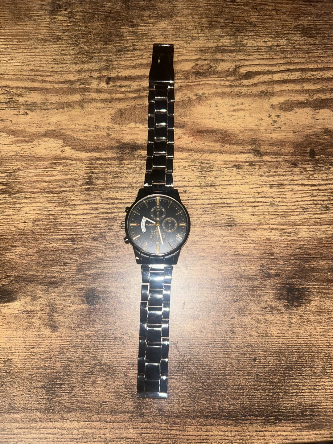 Men's Black Chronograph Watch - photo 2