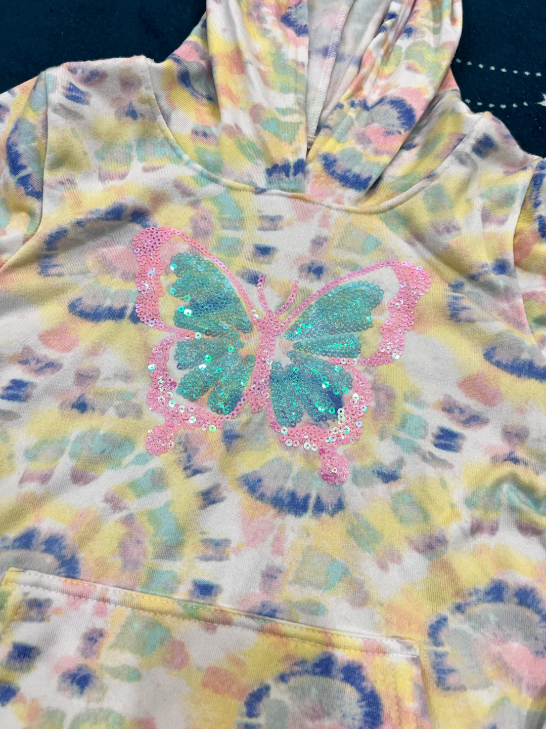 Lemonkiss Tie-Dye Hoodie and Shorts Set - photo 2