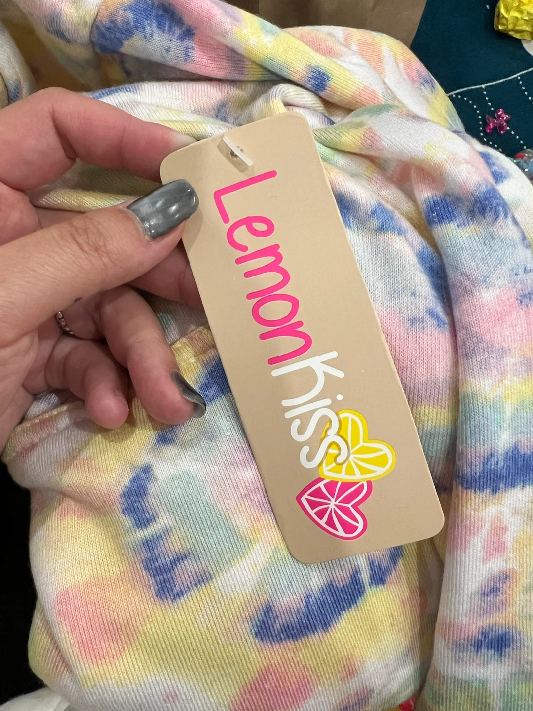Lemonkiss Tie-Dye Hoodie and Shorts Set - photo 5