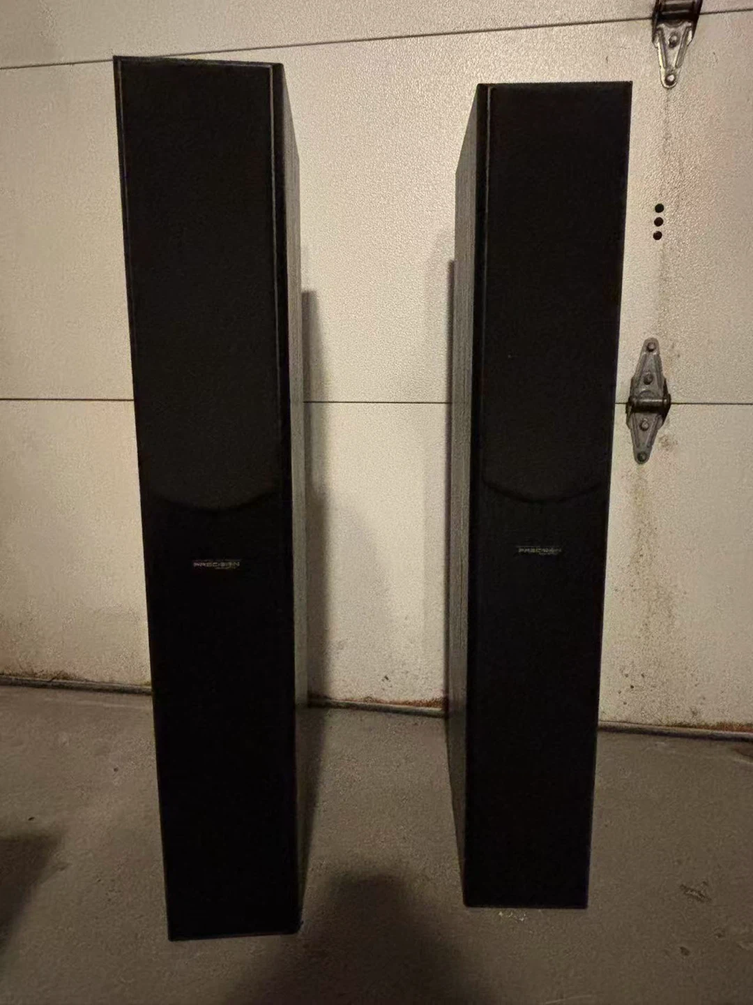 Pair of Black Floorstanding Speakers