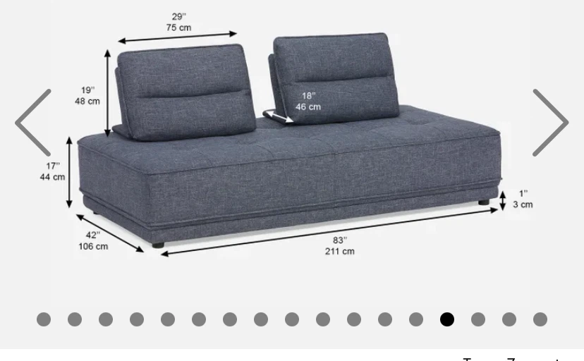 Structube chamaleon sofa bed - photo 4