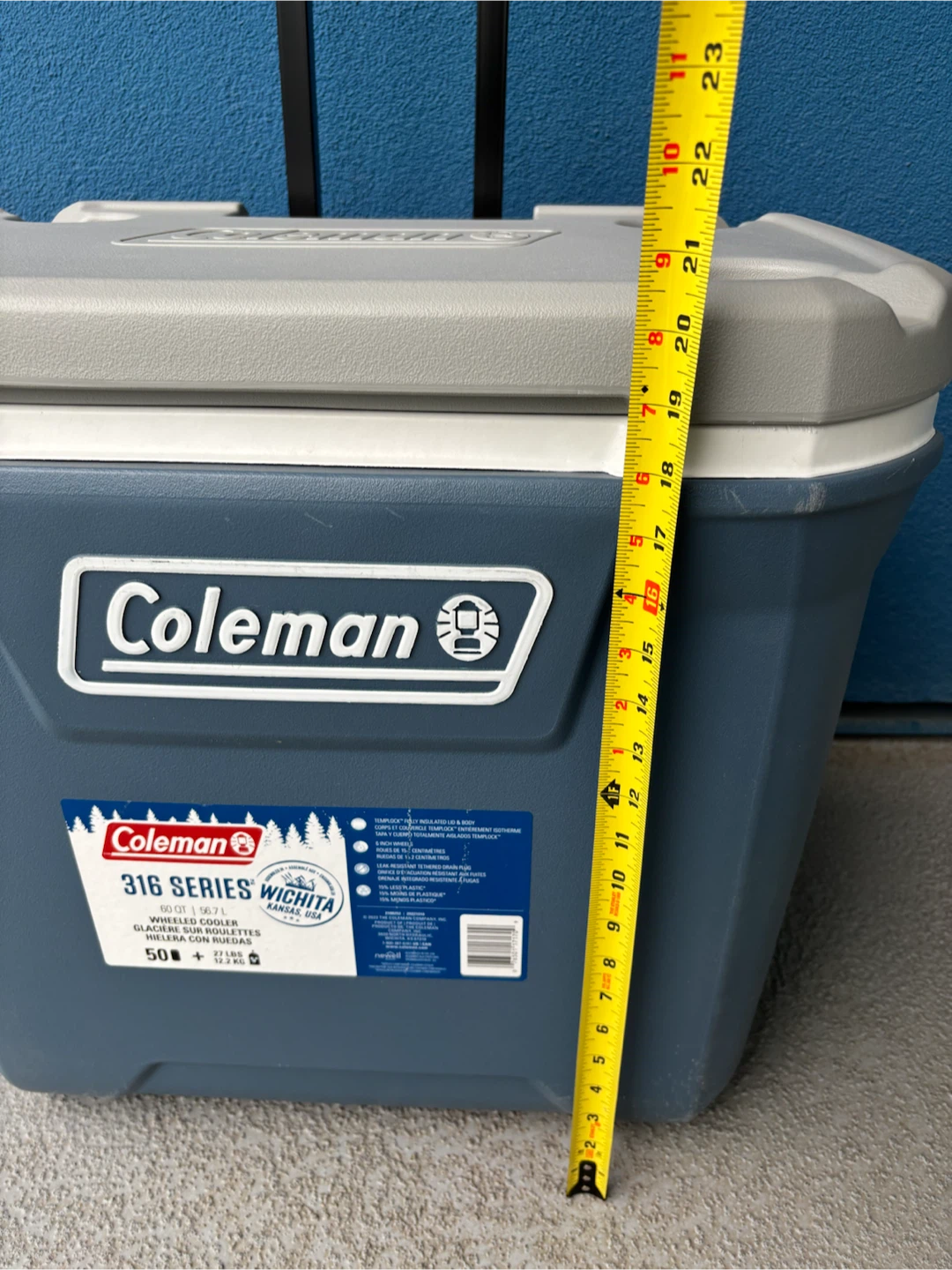 Coleman 316 Series 50QT Wheeled Cooler - photo 5
