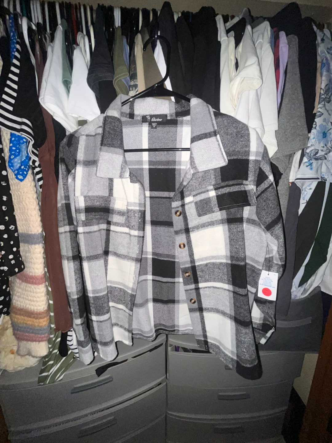 Shein Plaid Flannel Shirt