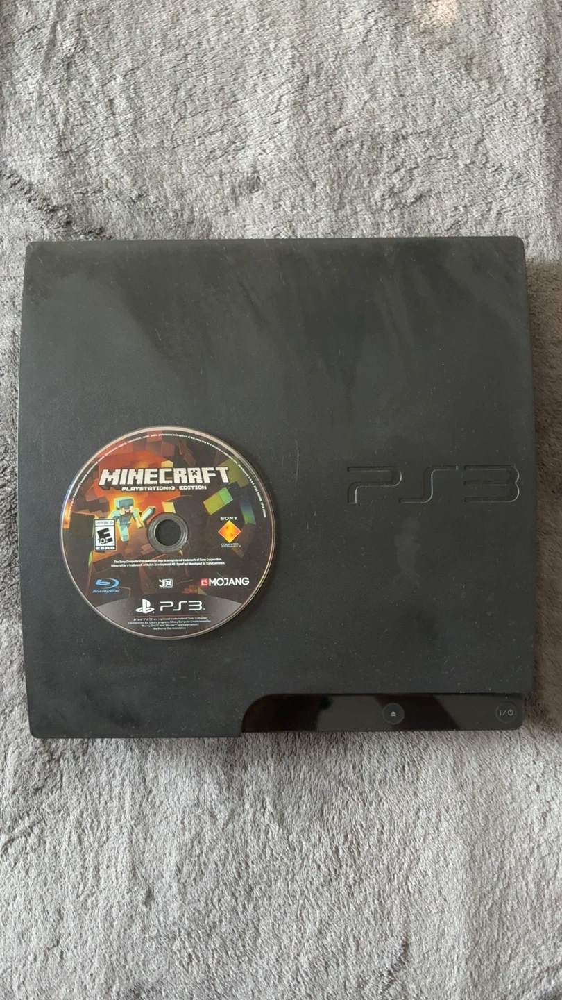 Sony PlayStation 3 slim Console with Minecraft Game
