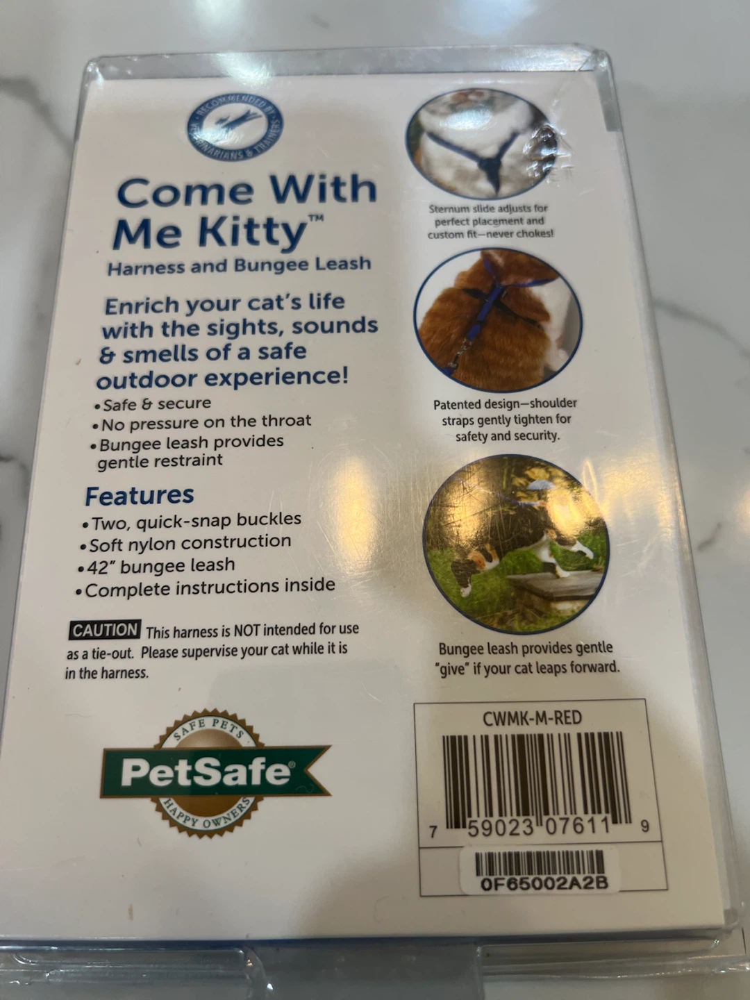 PetSafe Come With Me Kitty Harness and Bungee Leash - Medium - photo 3