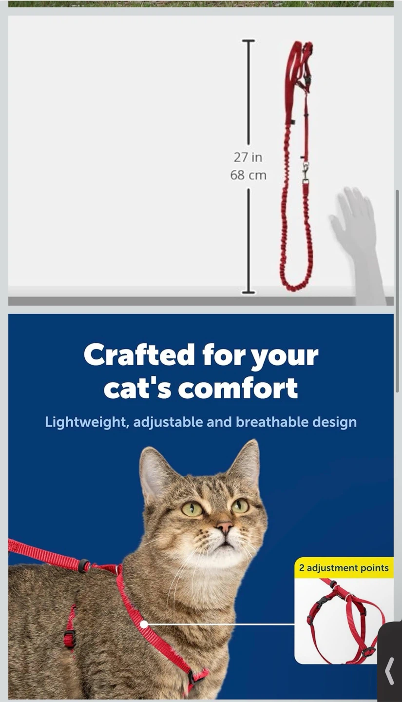PetSafe Come With Me Kitty Harness and Bungee Leash - Medium - photo 5