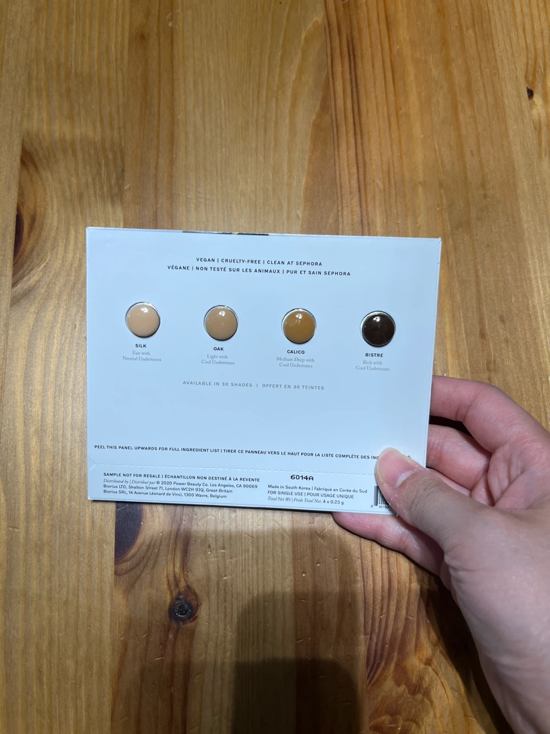 MERIT The Minimalist Perfecting Complexion Stick Sample Card - photo 2