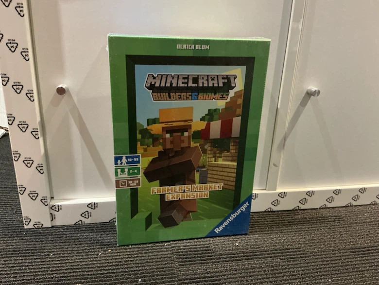 Minecraft Builders & Biomes Farmer's Market Expansion Board Game