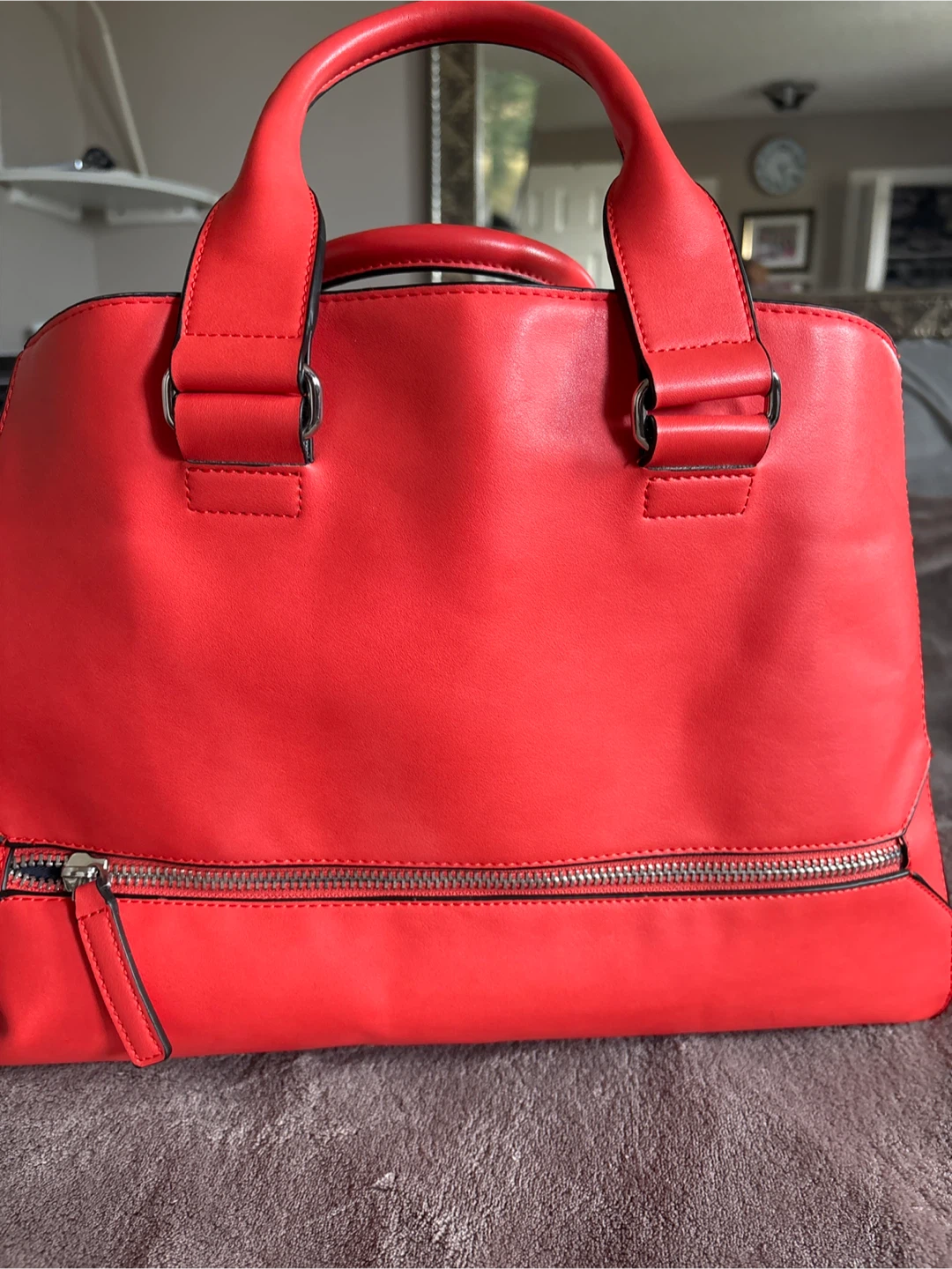 French Connection orange Tote Bag