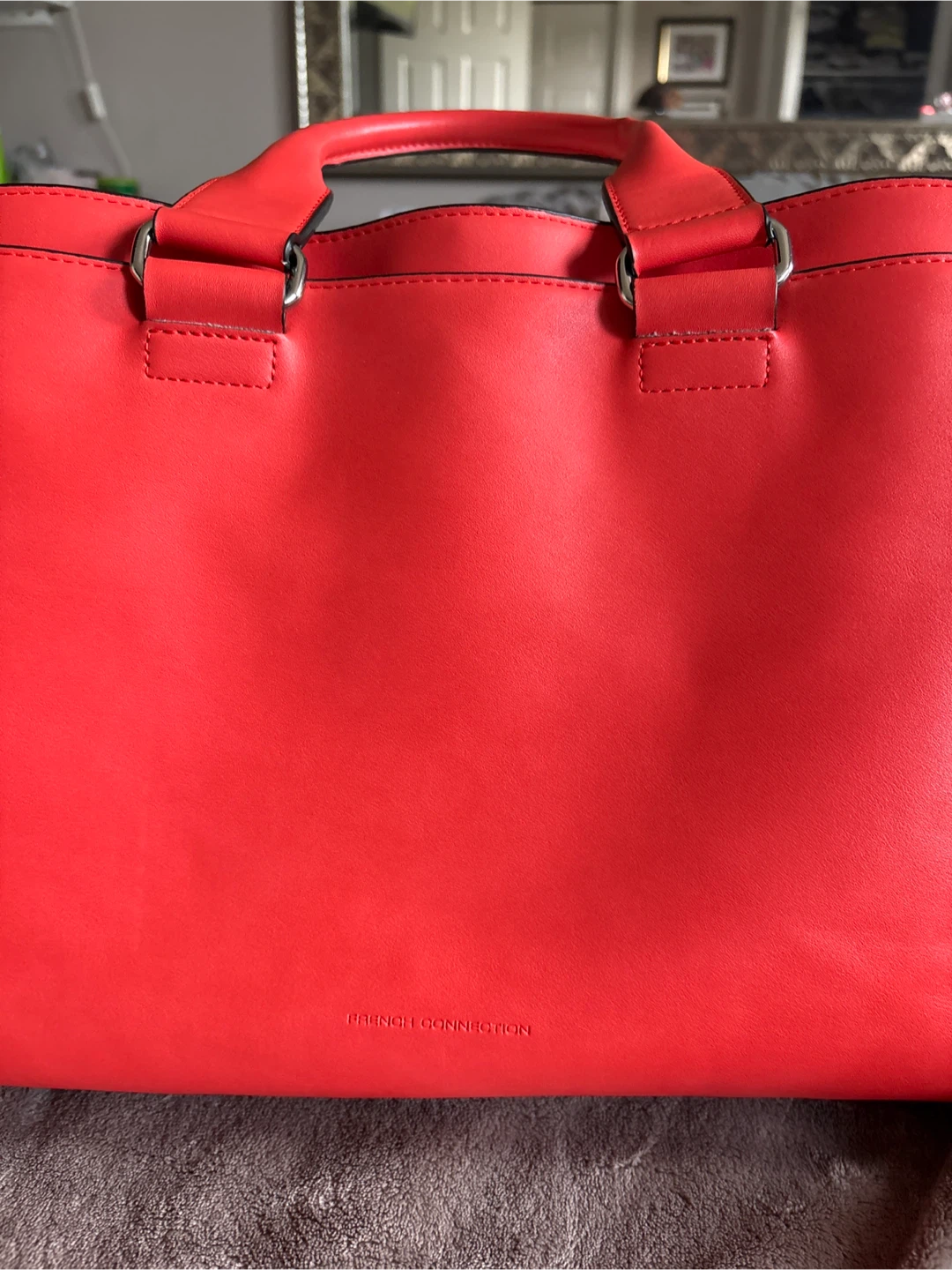 French Connection orange Tote Bag - photo 2