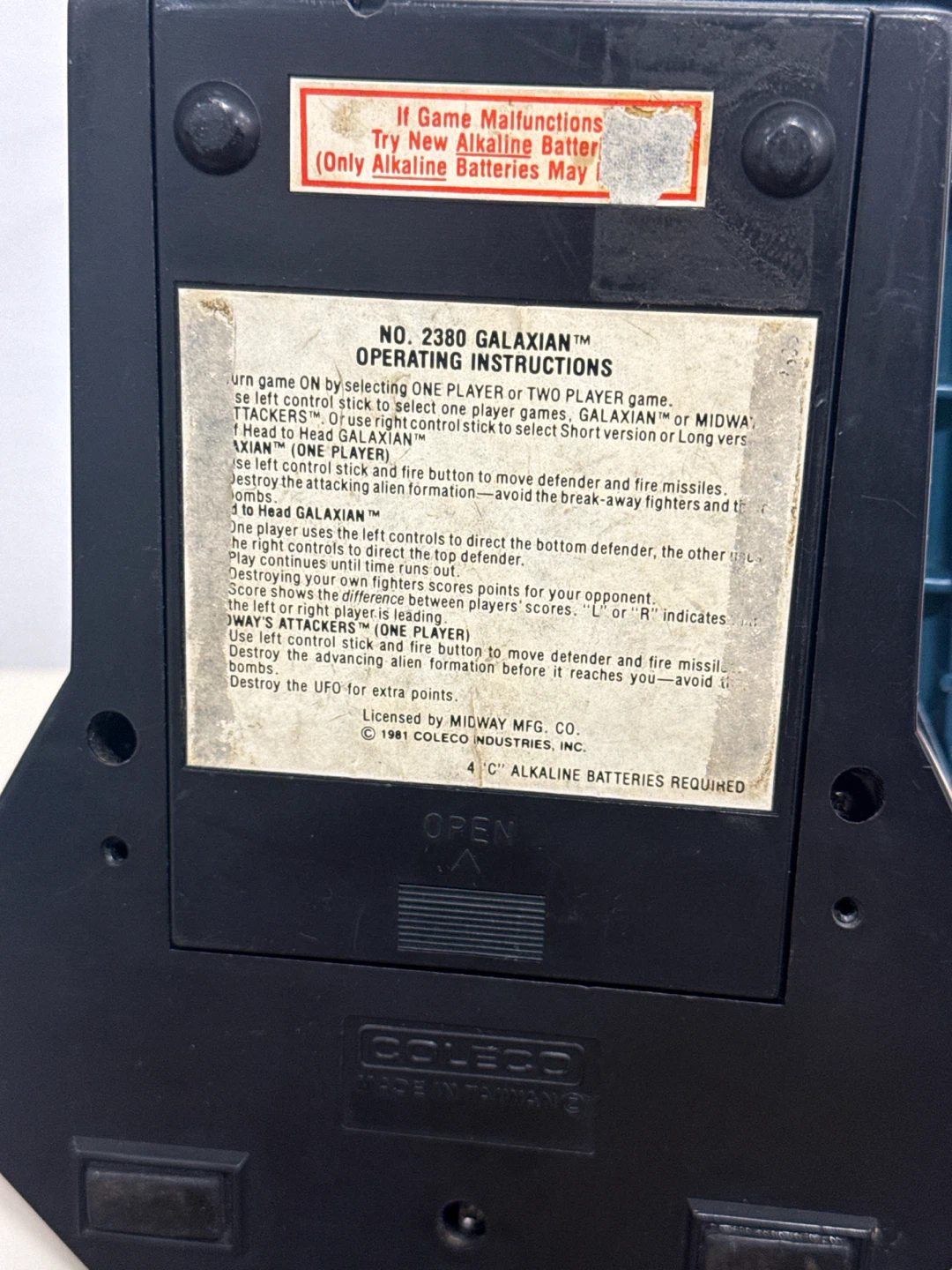 🔥🔥Coleco Galaxian Electronic Game 1981 MIDWAY🔥🔥 - photo 5