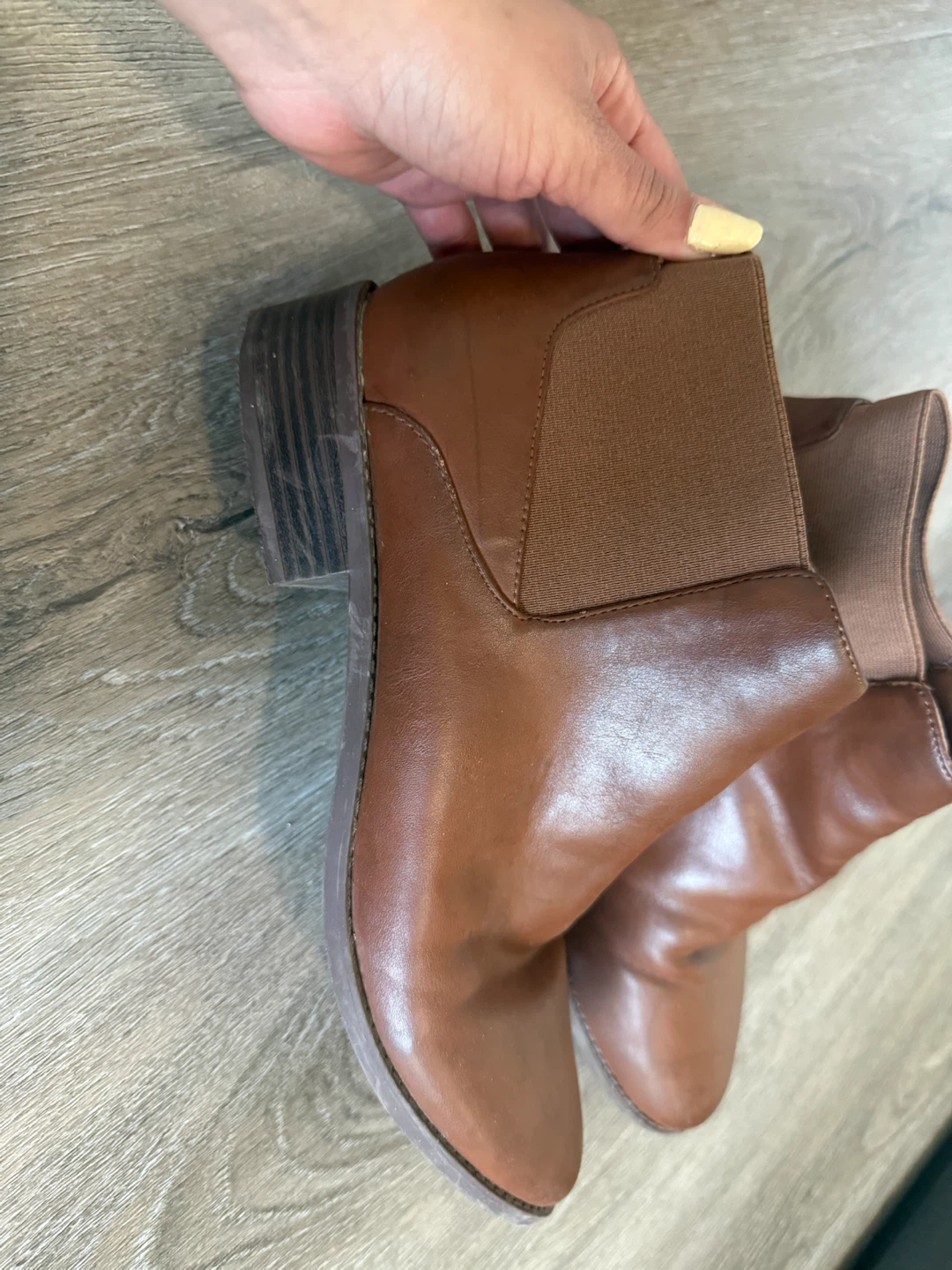 ALDO Brown Leather Ankle Boots - photo 2