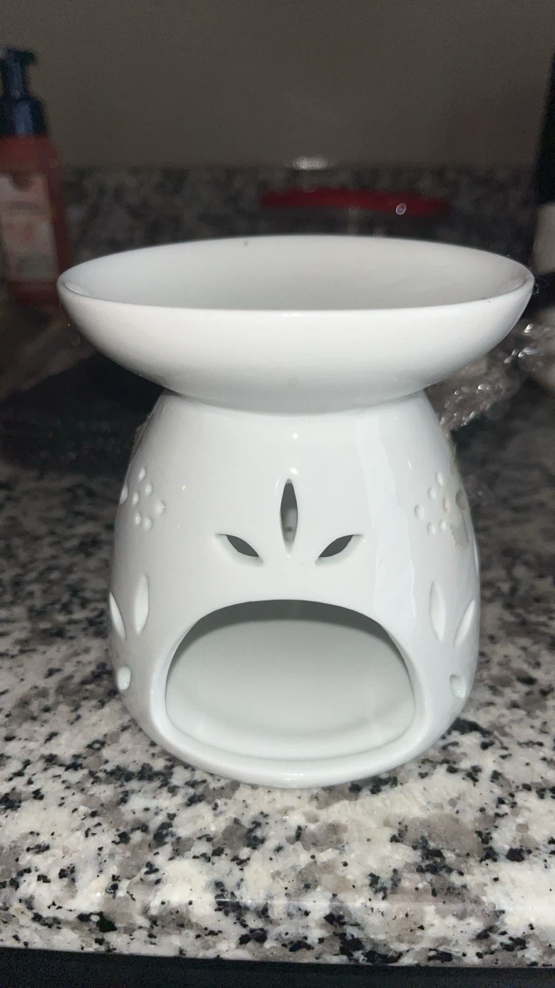 White Ceramic Oil/wax Burner