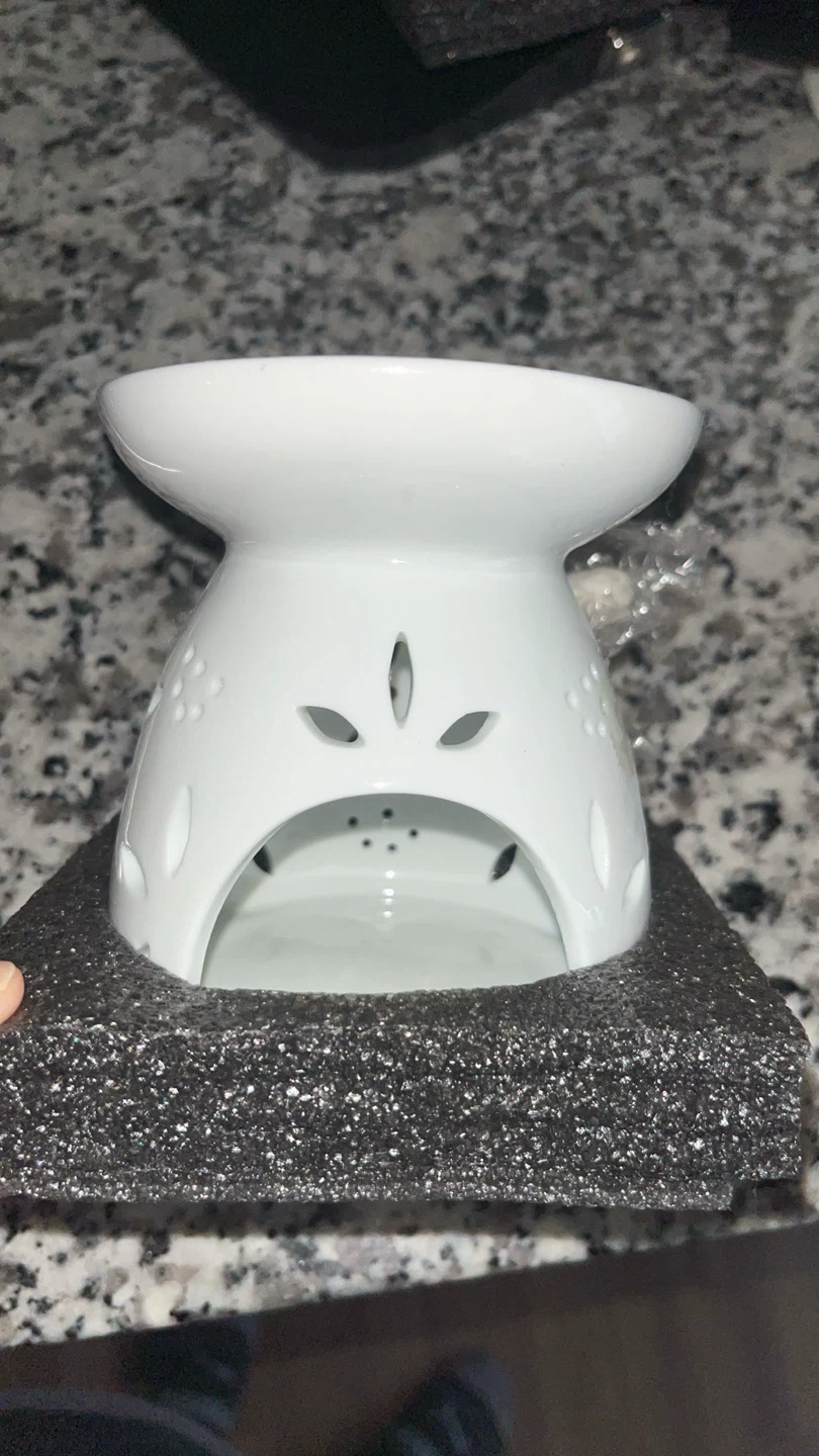 White Ceramic Oil/wax Burner - photo 4