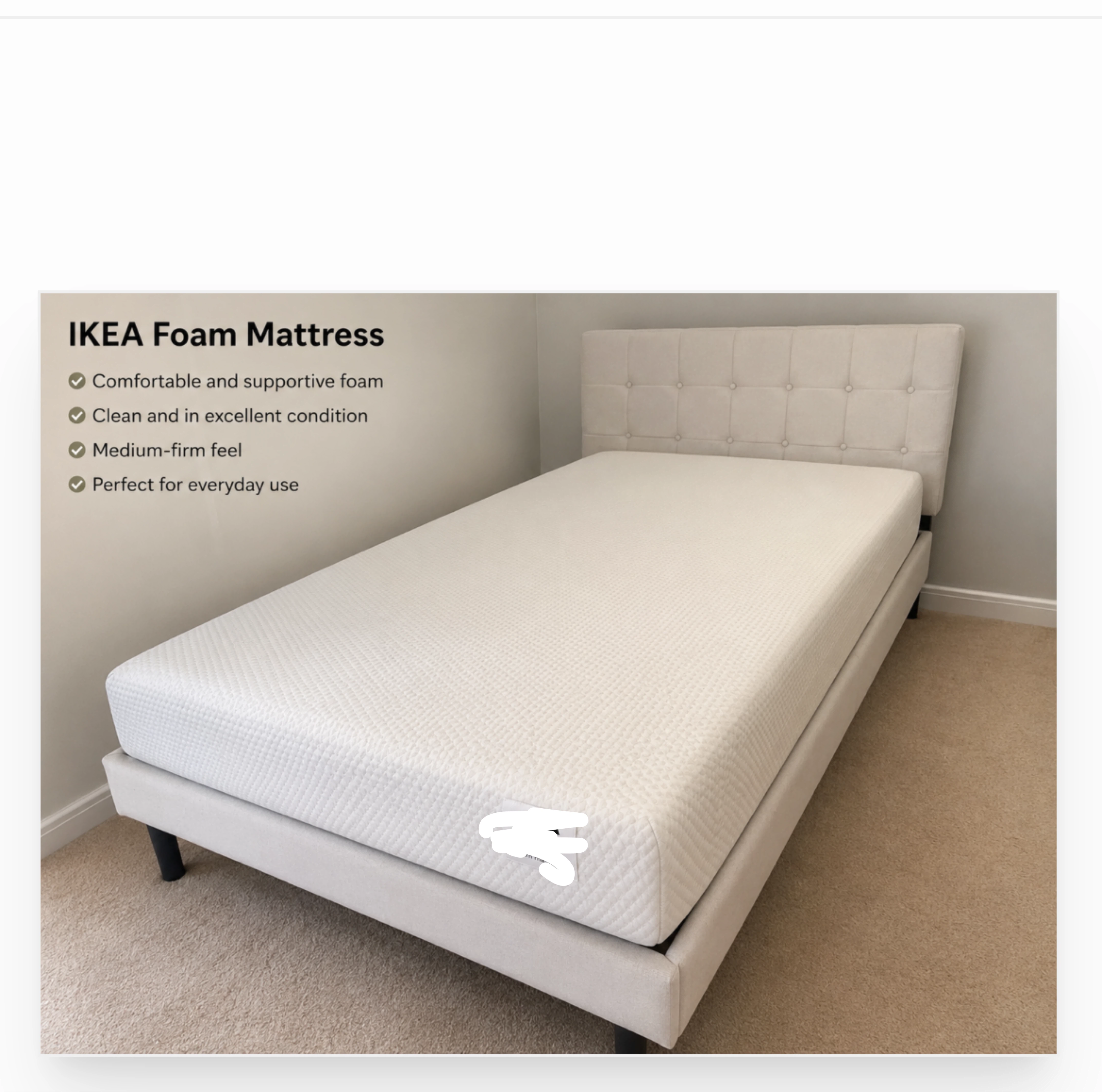 IKEA twin Foam Mattress