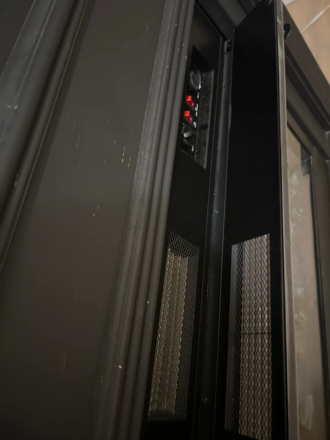 Black Electric Fireplace - photo 2