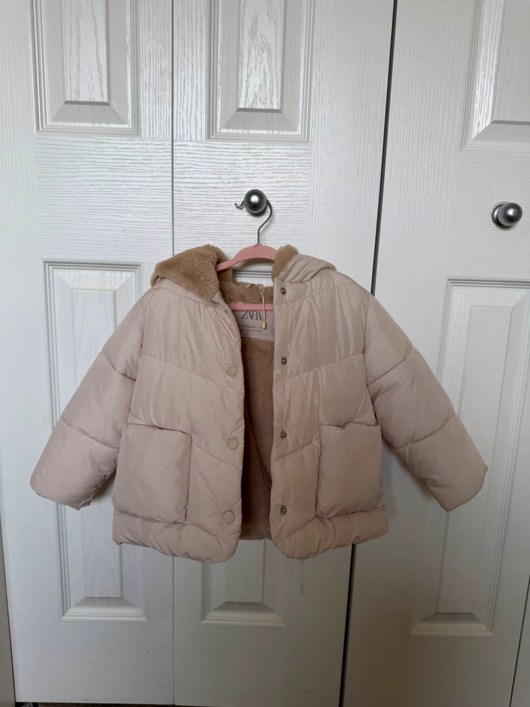 Zara Puffer Jacket - Baby Girls 18-24 Months