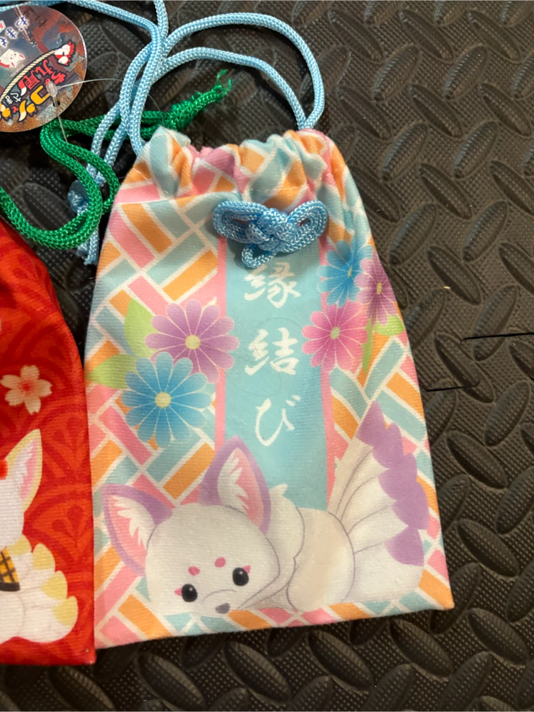 10 Unique Party loot gift bags drawstring Japanese lucky charms - photo 4