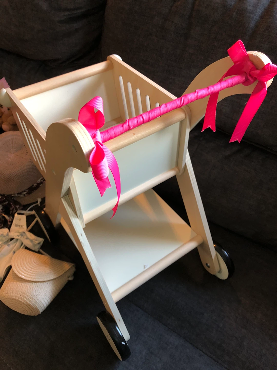 COCO VILLAGE Wooden Toy Shopping Cart with Accessories - photo 5