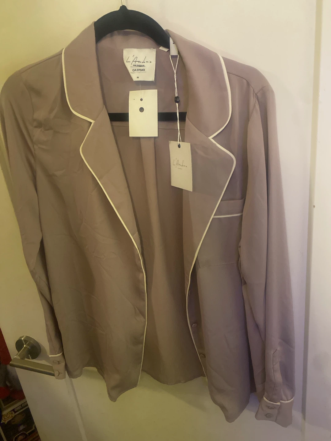 L'Academie Pajama Top - M