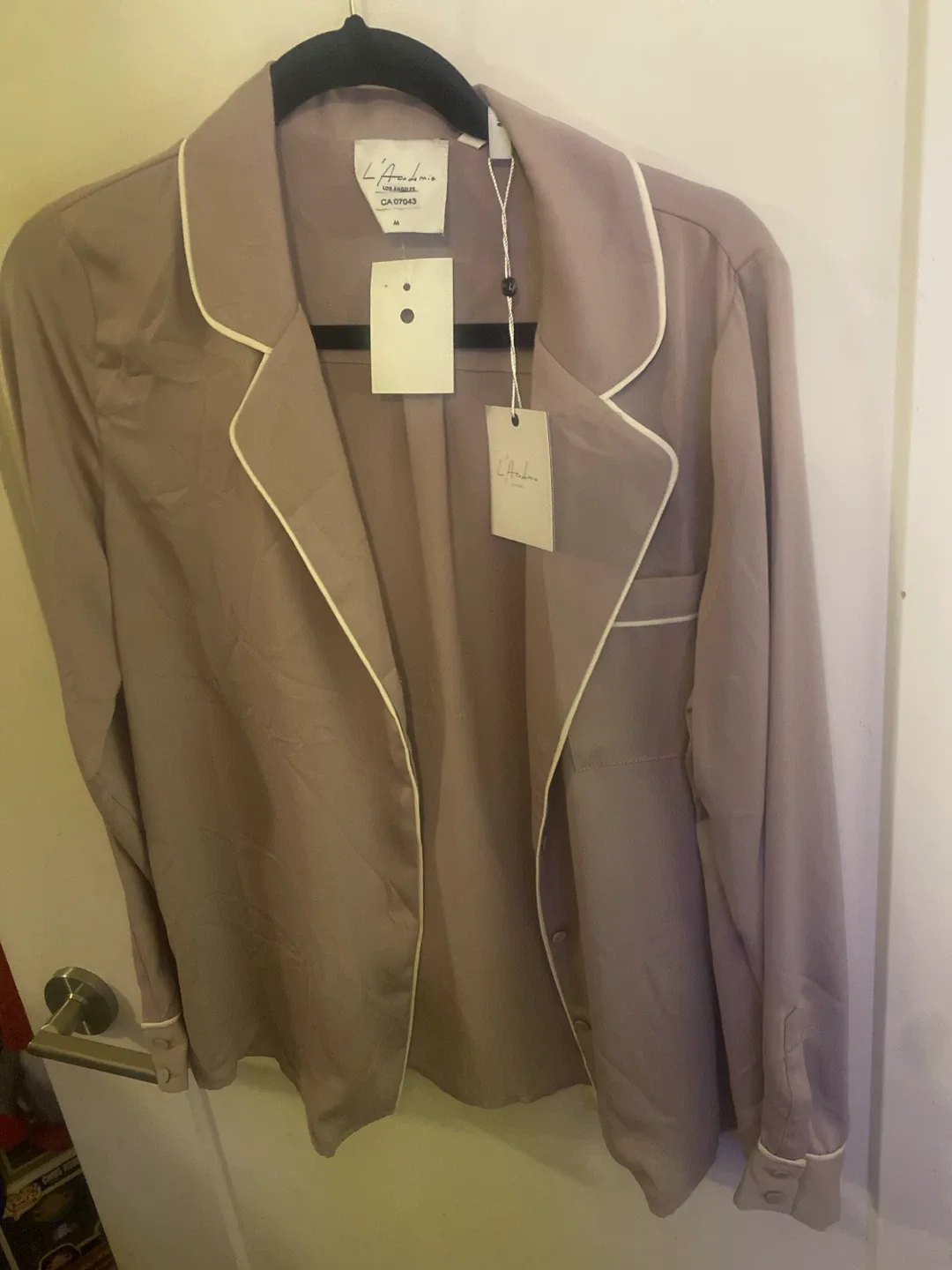 L'Academie Pajama Top - M