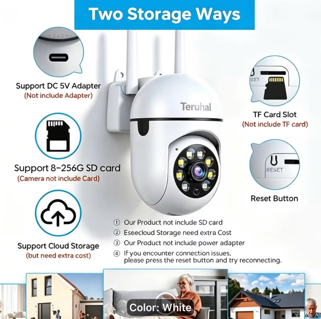 FHD Wireless WIFI Full HD Smart Security Camera - photo 2
