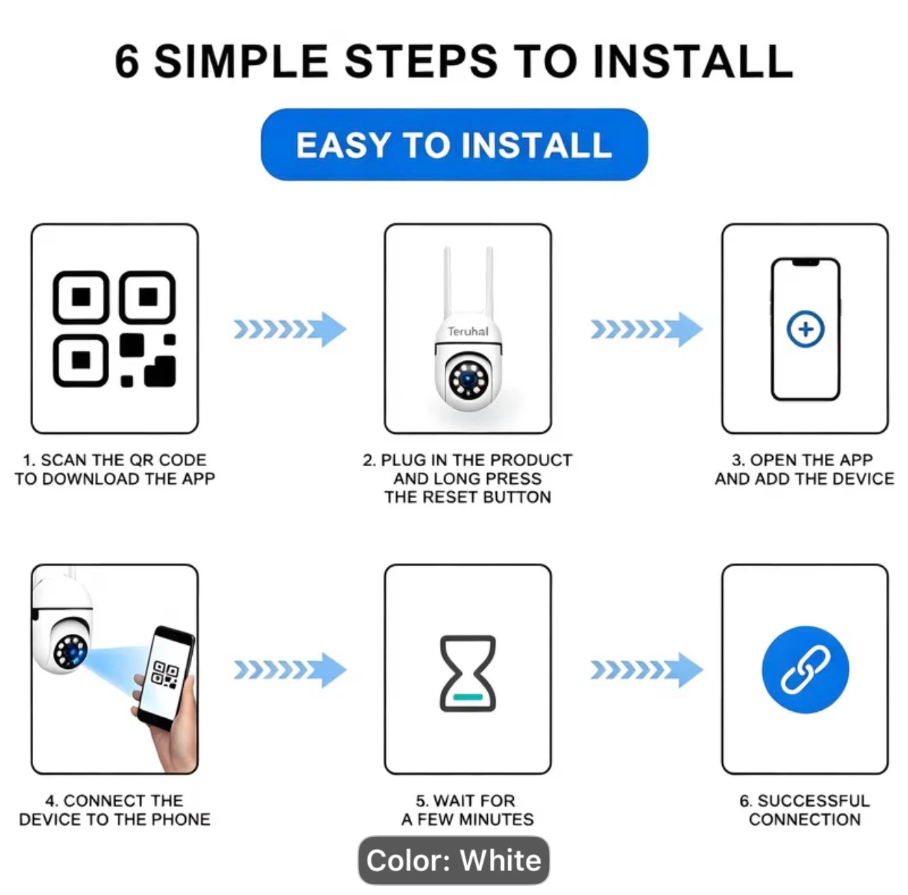 FHD Wireless WIFI Full HD Smart Security Camera - photo 3