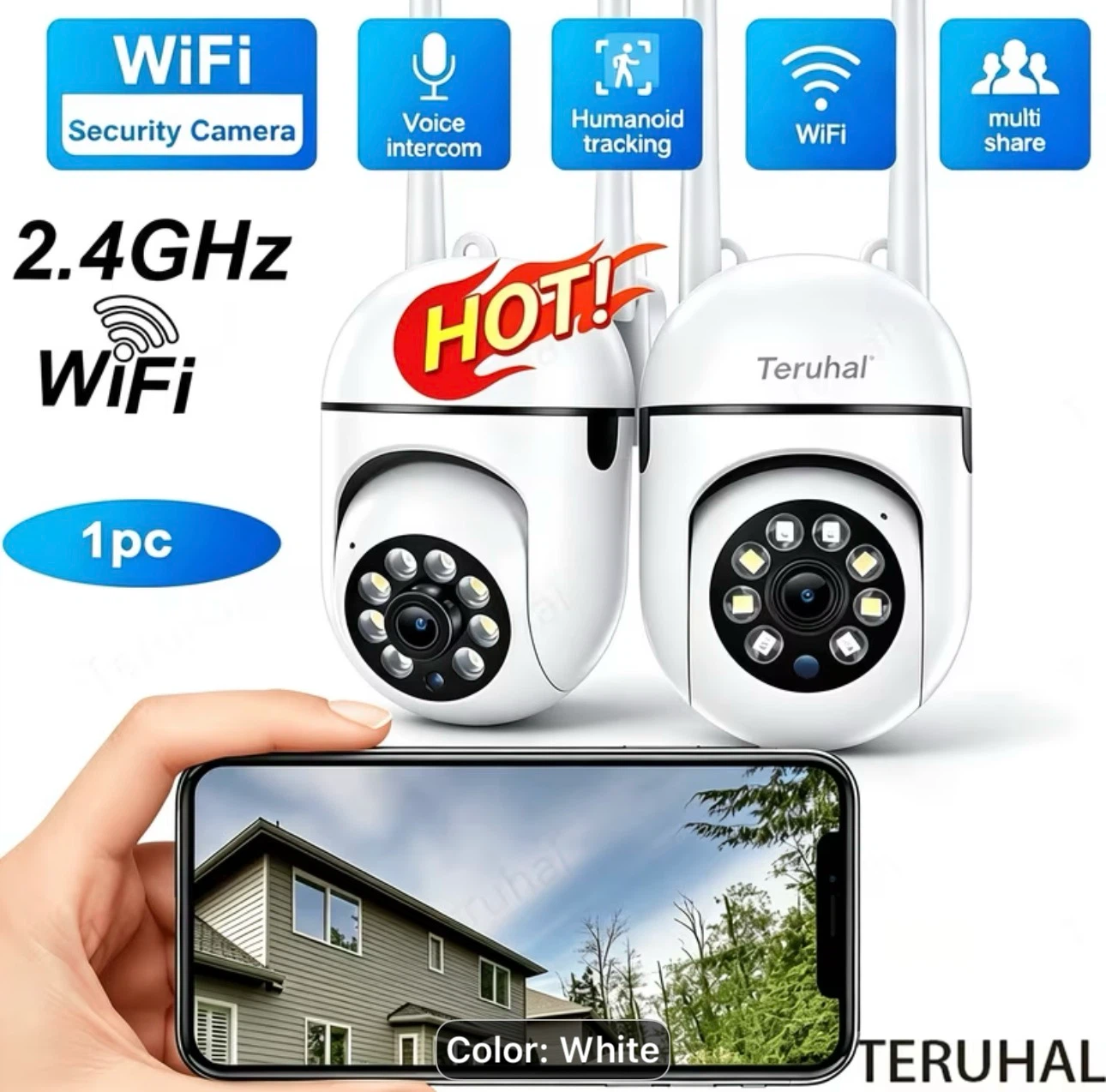FHD Wireless WIFI Full HD Smart Security Camera - photo 5