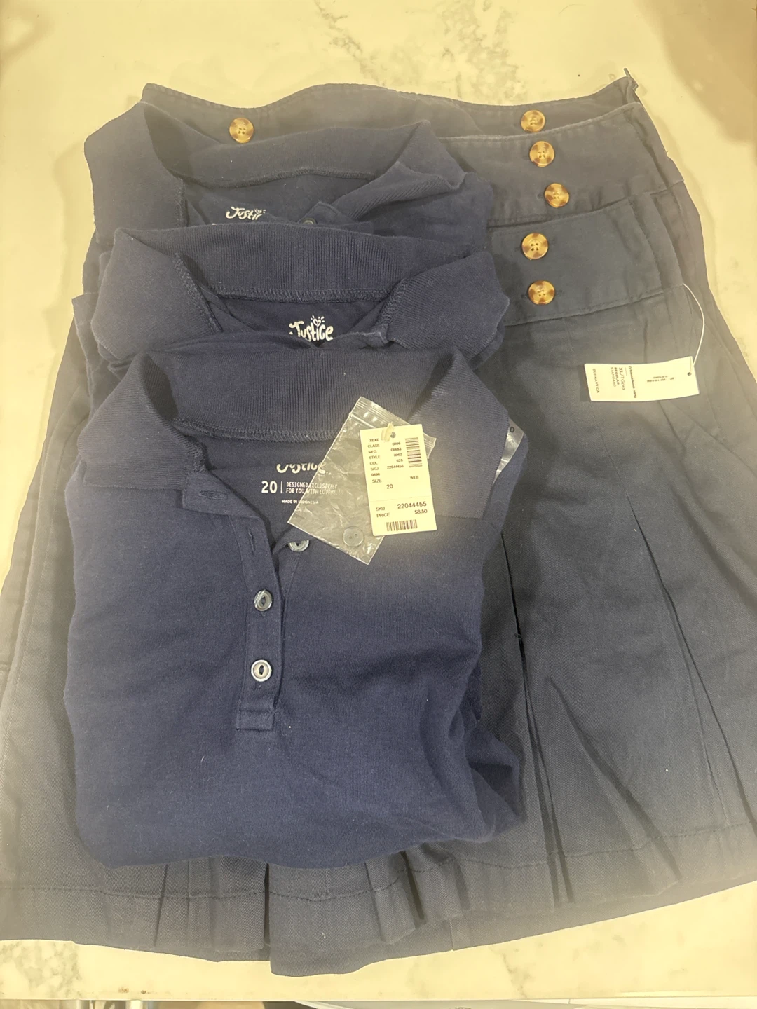 Justice & Old Navy Girls' School Uniform Bundle - photo 5
