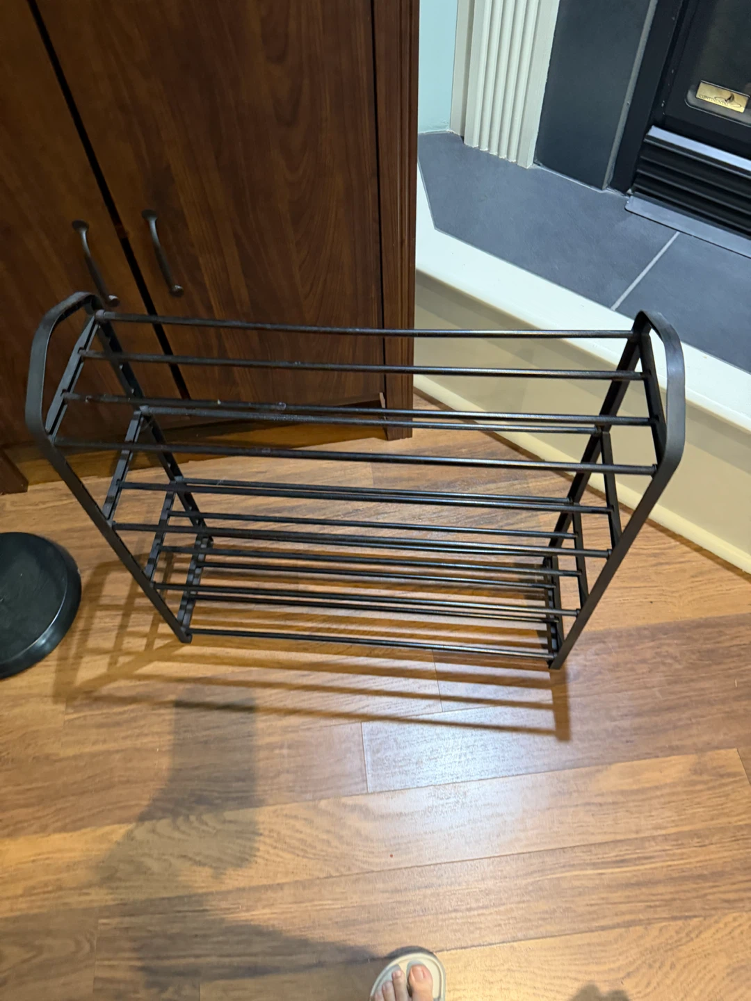3-Tier Metal Shoe Rack
