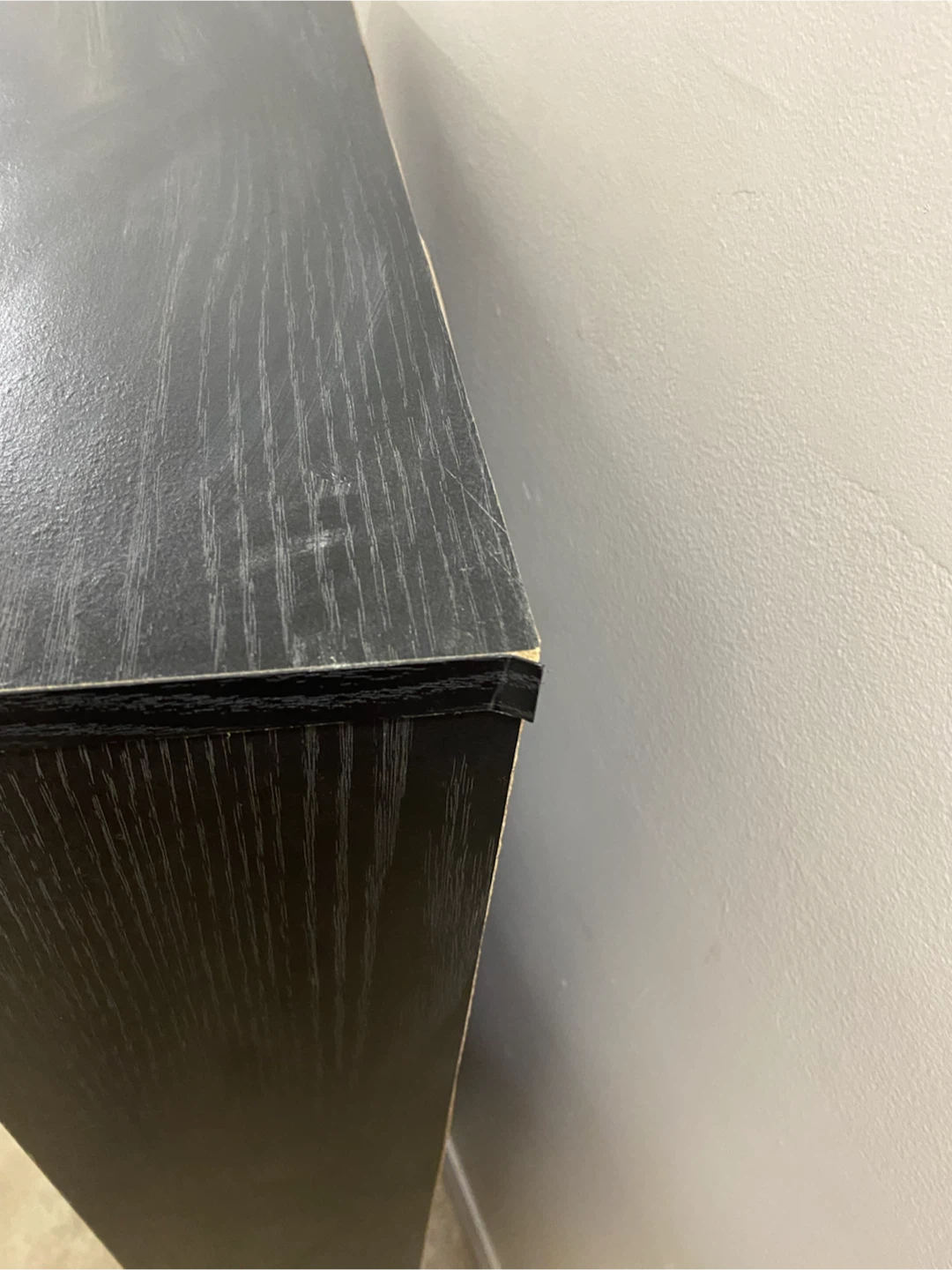 Black Tall Storage Shelf - photo 4