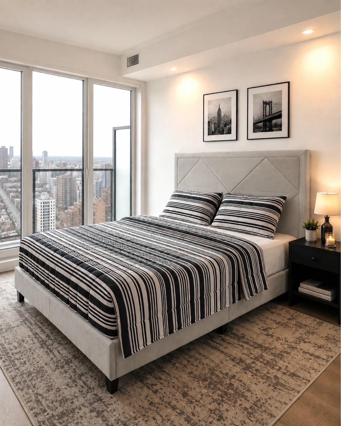 QUEEN BED FRAME LIKE NEW