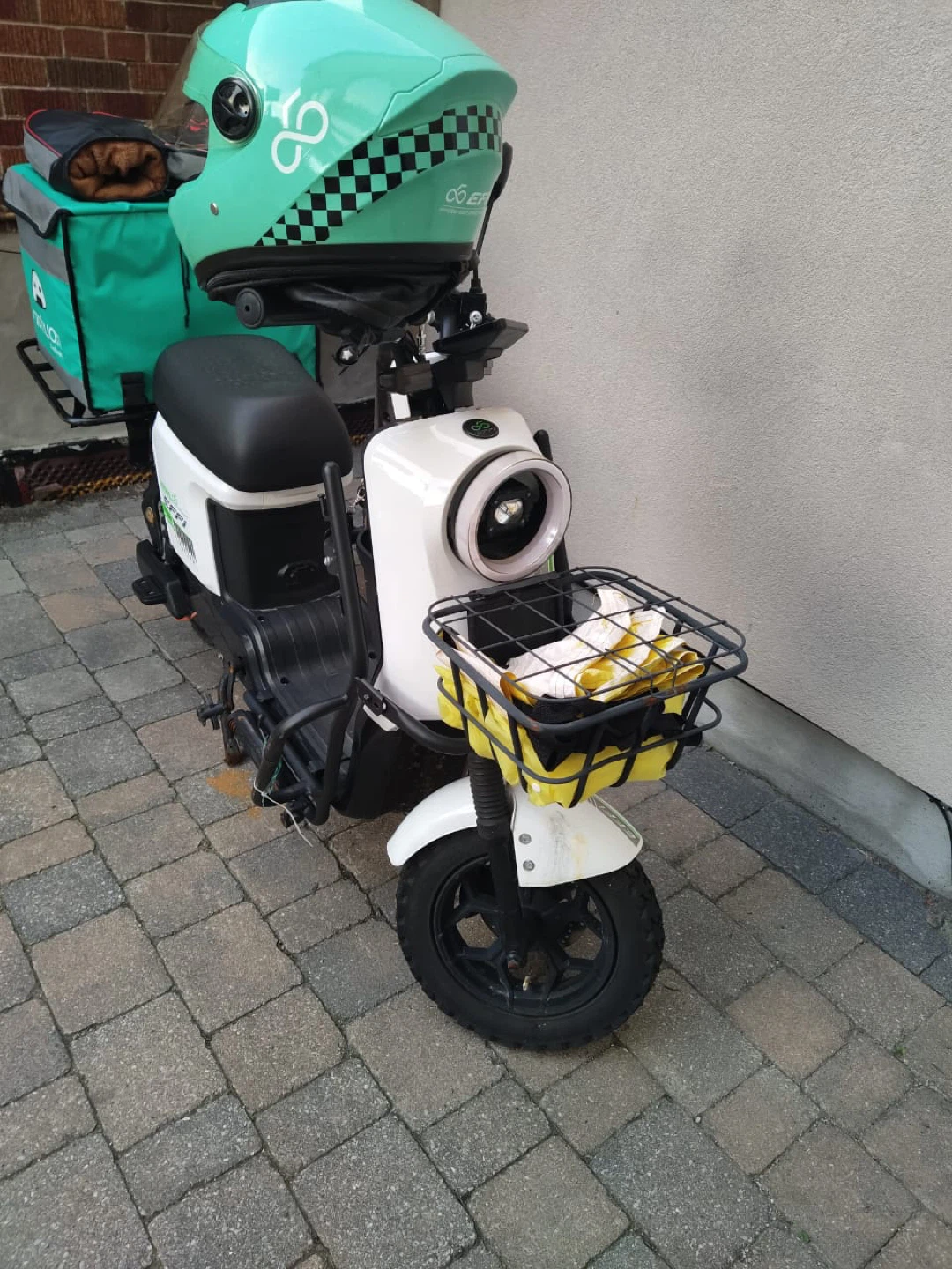 Effi Electric Scooter with Fentuan Delivery Box
