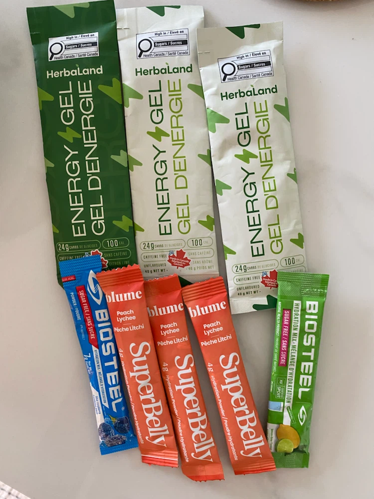 Various drink mixes herbaland Blume