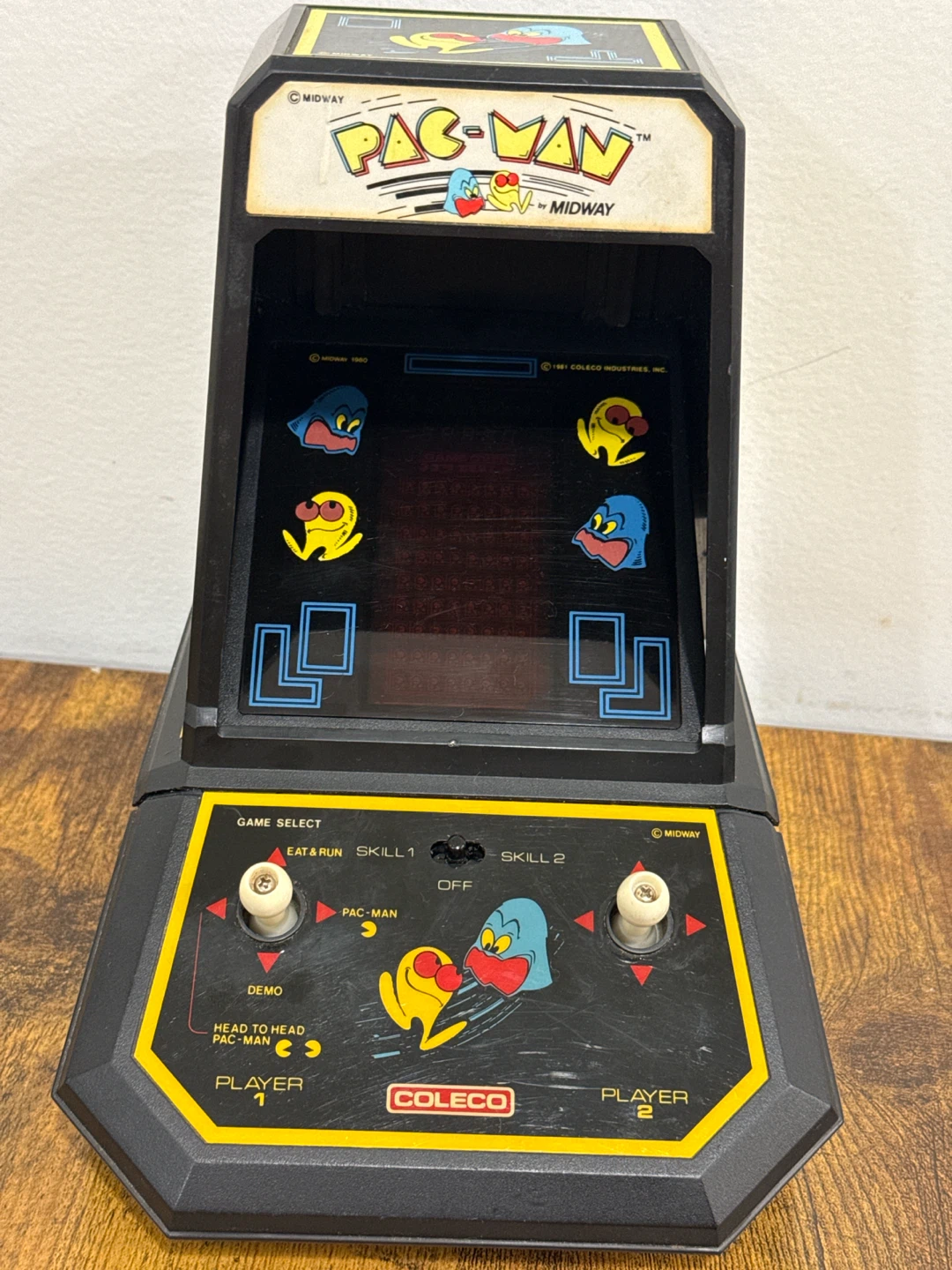 Coleco Pac-Man Electronic Handheld Game 1981
